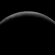 A waning crescent Moon seen from Budapest, Hungary in October 2017.